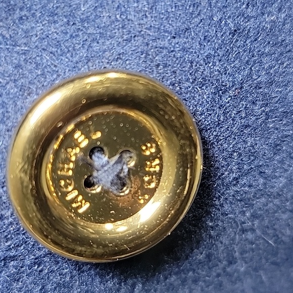 Michael Kors Double Breasted Women's Blue Pea Coat Size Small - Picture 11 of 12